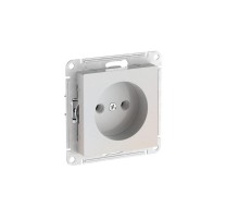 AtlasDesign Жемчуг Розетка без заземления без шторок, 16А, механизм, быстрозажимные клеммы  ATN000441S  SE