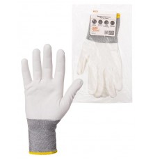 Перчатки полиамидные "Контакт-Сенс", полиуретановое покрытие, 8, 15 кл., 27-28 г, 1 пара,  SQ1016-0311  TDM
