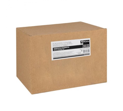 Выключатель-разъединитель ВР32У-35А71220 250А, 2 направления с д/г камерами, несъемная левая/правая рукоятка EKF MAXima PROxima  uvr32-35a71220  EKF