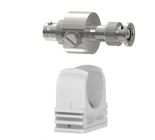 Устройства защиты от импульсных перенапряжений УЗИП для коаксиального кабеля (тип разъема BNC), 130 В (DS-BNC M/W)  5093252  OBO Bettermann