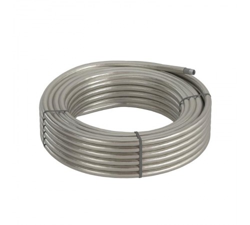 Металлорукав DN 15мм в гладкой SEBS изоляции и оплетке из нержавеющей стали, Dвн 15,5 мм, Dнар 21,0, 50 м  607STX016  DKC