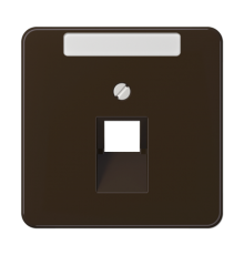 Крышка для ординарной телефонной и компютерной розетки  UAE; коричневая  CD569-1NAUABR  Jung