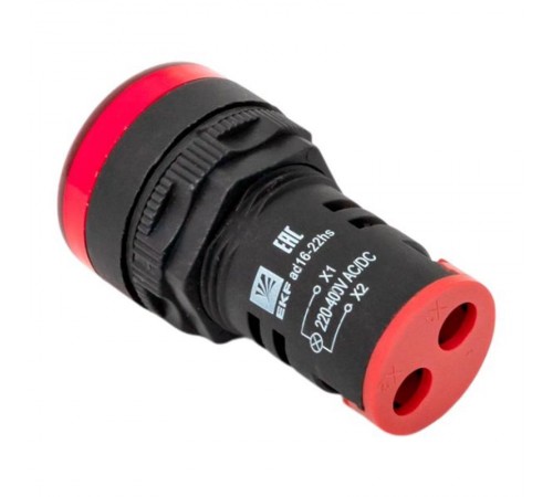 Матрица светодиодная AD16-22HS красный 220-400 В AC/DC  ledm-ad16-r-230acdc  EKF