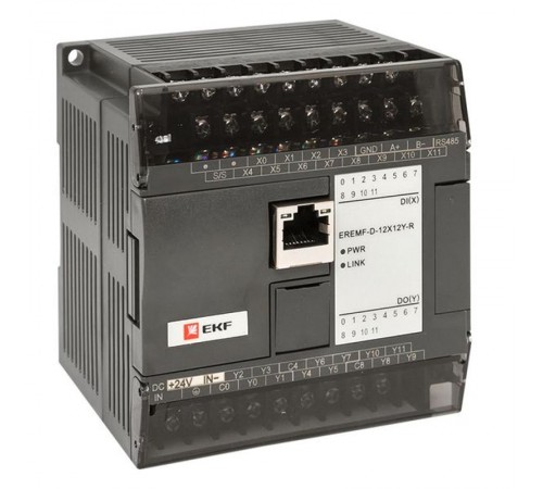 Модуль дискретного в/в EREMF 12/12 PRO-Logic EKF  EREMF-D-12X12Y-R  EKF