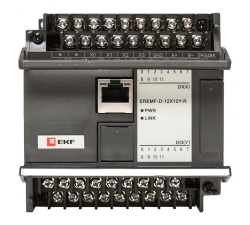Модуль дискретного в/в EREMF 12/12 PRO-Logic EKF  EREMF-D-12X12Y-R  EKF
