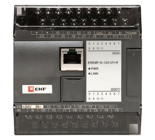 Модуль дискретного в/в EREMF 12/12 PRO-Logic EKF  EREMF-D-12X12Y-R  EKF