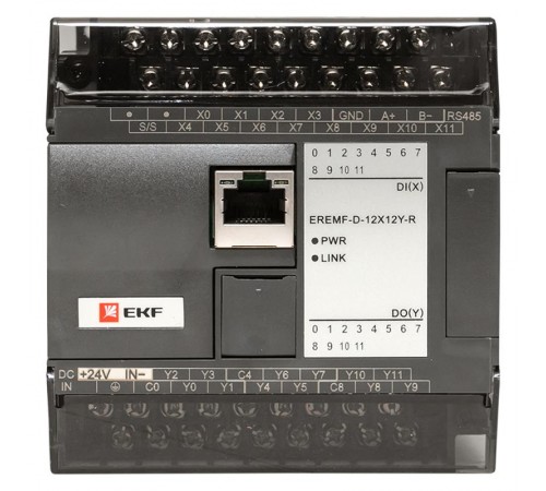 Модуль дискретного в/в EREMF 12/12 PRO-Logic EKF  EREMF-D-12X12Y-R  EKF