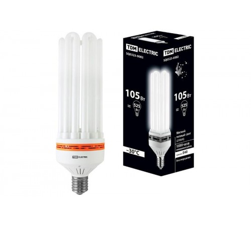 Лампа энергосберегающая КЛЛ 150Вт Е40 865 U образная 8U  SQ0323-0083  TDM