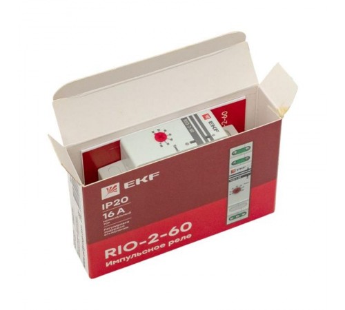 Импульсное реле с задержкой отключения RIO-2-60 (30-60 мин) PROxima  rio-2-60  EKF