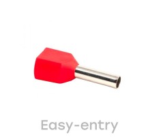 Наконечник штыревой втулочный изолированный НШвИ(2) 1,0-8 (50шт.) EKF PROxima  nhvi2-1.0-8  EKF