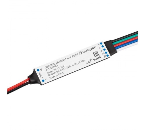Контроллер SMART-K49-RGBW (12-24V, 4x1A, 2.4G)  028443  Arlight