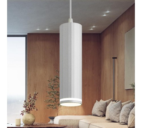 Светильник подвесной (подвес) PL19 WH MR16 GU10 потолочный цилиндр белый  Б0058491  ЭРА