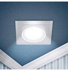 Светильник встраиваемый декоративный DK104 WH MR16 GU5.3 белый  Б0058391  ЭРА