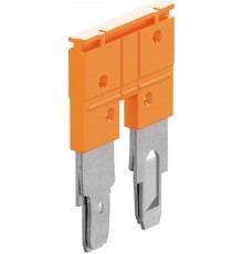 Перемычка JB12-2, 2 полюса, для втычных клемм ZK16 и винтовых клемм ZS25, оранжевая  1SNK912302R0000  TE