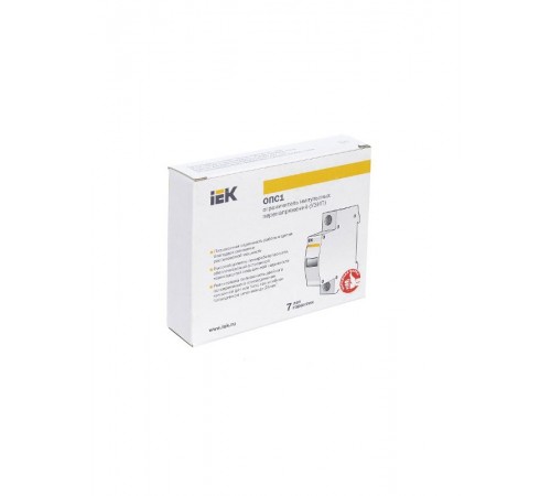 Ограничитель импульсного перенапряжения ОПС1-D 1Р In=5kA Un=230B Im=10kA  MOP20-1-D  IEK