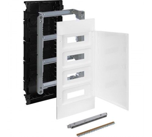 Practibox S Пластиковый щиток Встраиваемый 4X12 Белая дверь  135544  Legrand