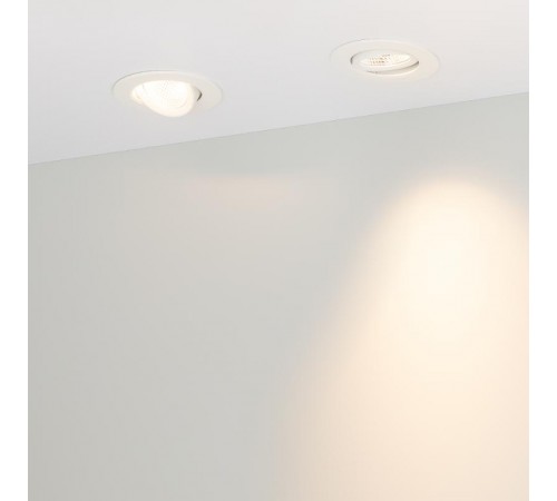 Светильник LTD-POLAR-TURN-R90-7W Warm3000 (WH, 36 deg, 230V) (Arlight, IP20 Пластик, 3 года)  032310  Arlight