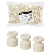 Изолятор пластиковый сл. кость (100 шт)  SQ2804-0103  TDM