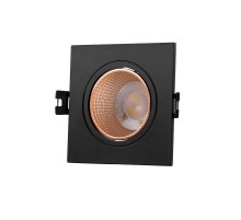 Светильник светодиодный встраиваемый DK3071-BBR , IP20, 10Вт, GU5.3, LED, черный/бронзовый, пластик  DK3071-BBR  DENKIRS
