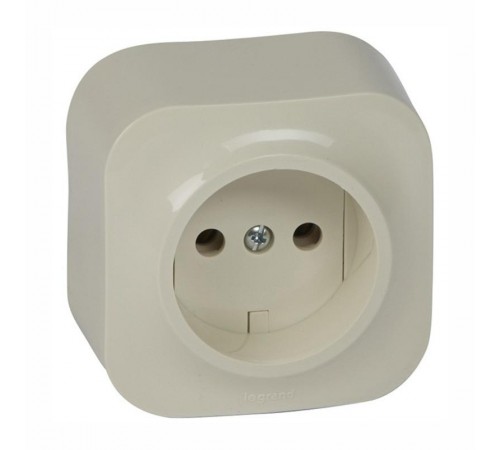 Quteo Слоновая кость Розетка без заземления  782240  Legrand