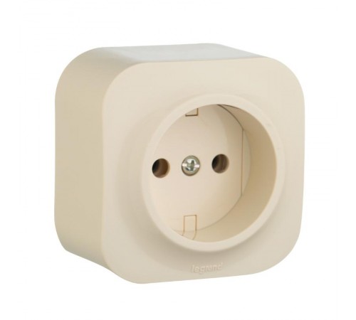 Quteo Слоновая кость Розетка без заземления  782240  Legrand