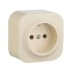 Quteo Слоновая кость Розетка без заземления  782240  Legrand