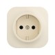 Quteo Слоновая кость Розетка без заземления  782240  Legrand