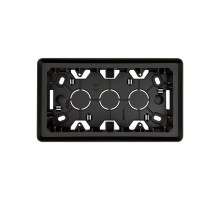 Simon 82 Монтажная коробка для накладного монтажа, 2 поста,  S82 Detail, графит  8200760-038  Simon