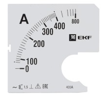 Шкала сменная для A961 400/5А-1,5 EKF PROxima  s-a961-400  EKF