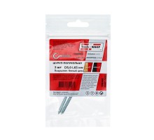 Шуруп-полукольцо 5,0х65 (2шт) - пакет  136362  Tech-KREP