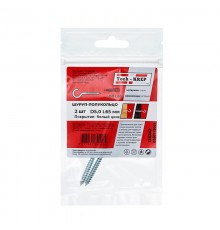 Шуруп-полукольцо 5,0х65 (2шт) - пакет  136362  Tech-KREP