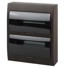 Корпус пластиковый навесной  ECO VILLAGE ЩРН-П-24 IP41 дуб   Б0055553  ЭРА