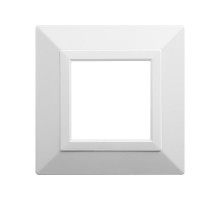 Рамка из металла, "Avanti", белая, 2 модуля  4400852  DKC