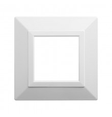 Рамка из металла, "Avanti", белая, 2 модуля  4400852  DKC