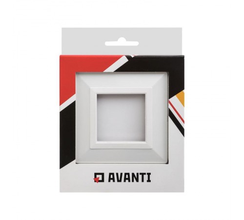 Рамка из металла, "Avanti", белая, 2 модуля  4400852  DKC