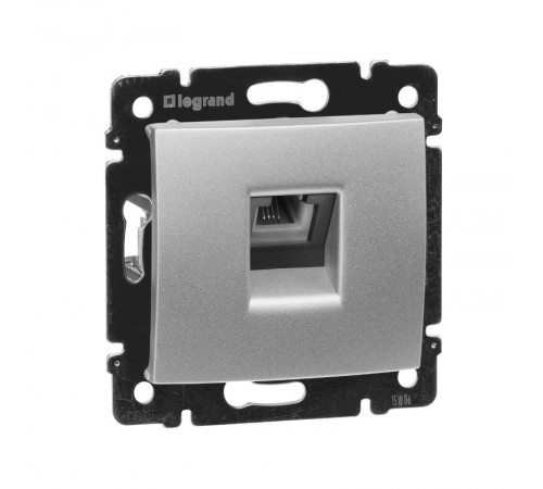 Valena Алюминий Розетка ТЛФ 1-ая  770138  Legrand