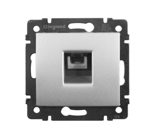 Valena Алюминий Розетка ТЛФ 1-ая  770138  Legrand