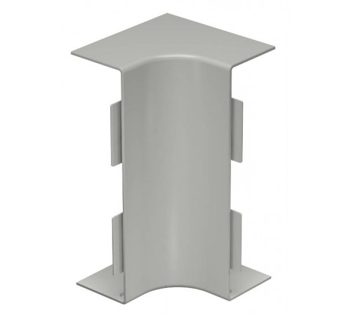 Крышка внутреннего угла кабельного канала WDK 60x230 мм (ПВХ,серый) (WDK HI60230GR)  6024440  OBO Bettermann