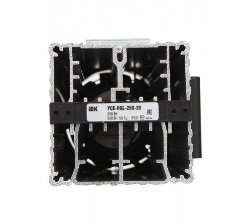 Обогреватель на DIN-рейку (встроенный вентилятор) 250Вт IP20  YCE-HGL-250-20  IEK