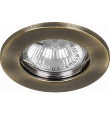 Светильник точечный встраиваемый под лампу DL10/DL3201 MR16 50W G5.3 античное золото/GAB  15206  FERON