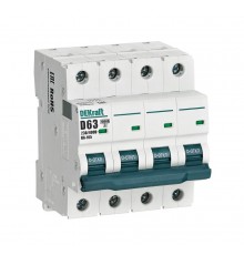 Выключатель автоматический четырехполюсный ВА-105 63А D 10кА  13243DEK  DEKraft