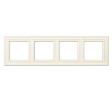 Рамка 4-поста; термопласт; слоновая кость; Eco Deco  EPD484  Jung