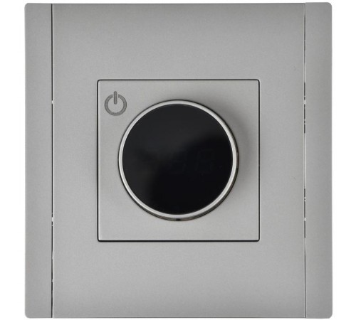 FORTE&PIANO Термостат электронный с индикацией FP552 сталь  FP-RT11-K46  IEK