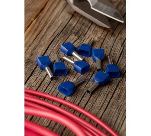 Наконечник штыревой втулочный изолированный НШвИ(2) 2,5-10 (50шт.) EKF PROxima  nhvi2-2.5-10  EKF