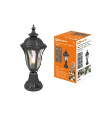 Светильник садово-парковый "Вена" 60 Вт, стойка, алюм., прозрачное/черный, Е27  SQ0330-0206  TDM