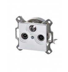 ABB Levit Белый Розетка TV-R-SAT единственная  5011H-A03303 03W  2CHH083303A6003  ABB