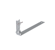 Черепичный держатель регулируемый зажимной скрученный для прутка D6-8 мм L430 мм H100 мм ZN  CDZS-L430-D6-8 ZN  КМ - профиль