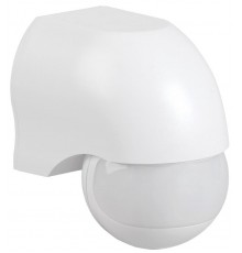 Датчик движения ДД 010 белый, макс. нагрузка 1100Вт, угол обзора 180град., дальность 10м, IP44,  LDD10-010-1100-001  IEK