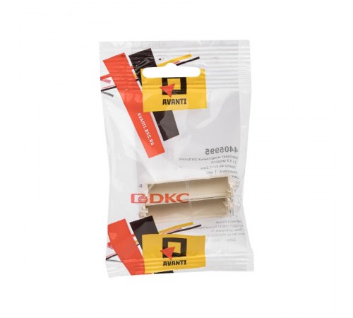 Комплект модульных заглушек "Avanti", "Ванильная дымка", 0,5 модуля 2штуки  4405995  DKC