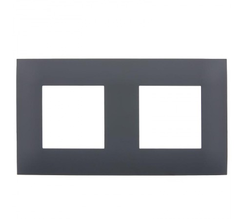 SKANDY Рамка 2-местная SK-F02G графит  SK-M22-K53  IEK